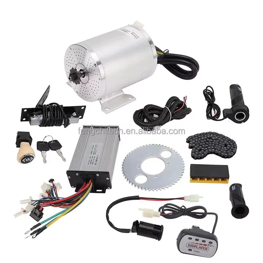 มอเตอร์ไฟฟ้ากระแสตรงแบบไม่มีแป - Ebike Conversion Kit 72V 3000W บทวิจารณ์และราคา
